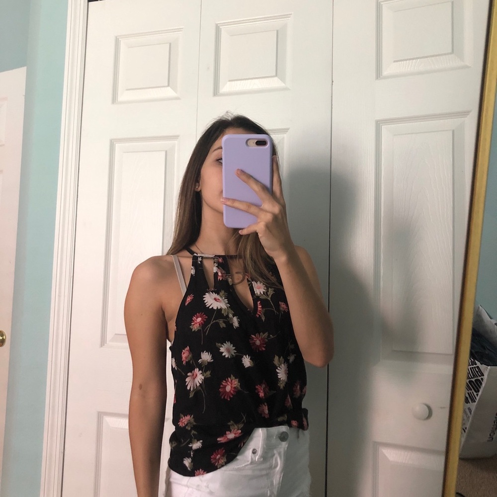 American Eagle floral tank top